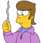 pic for Homer Smokin Weed